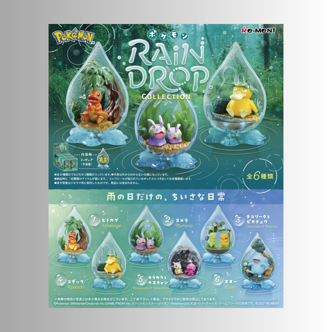 (Pre-Order) Re-Ment: Pokémon - Rain Drop Collection (Box of 6)