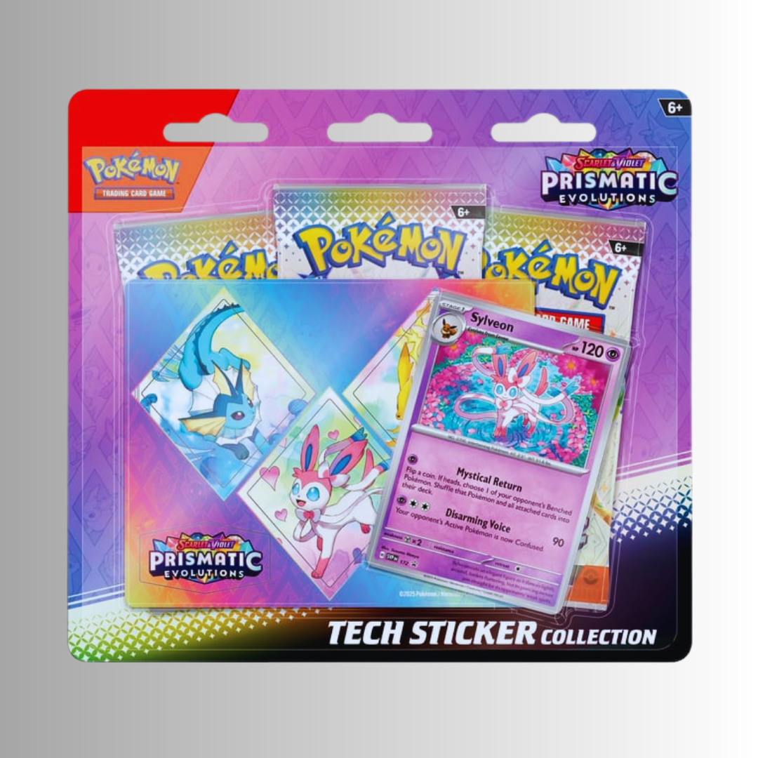 Prismatic Evolutions Tech Sticker Collection (Styles May Vary)