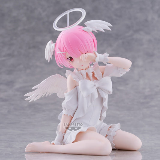 (Pre-Order) Banpresto: Re:Zero - Starting Life in Another World - Ram (Sweet Angel Ver.) Relax Time Figure
