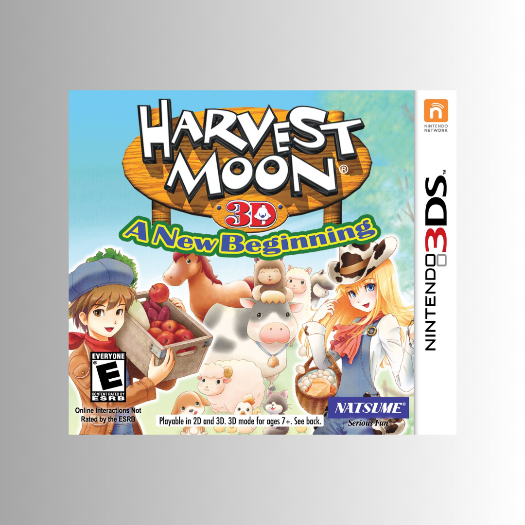 Harvest Moon 3D: A New Beginning - Nintendo 3DS