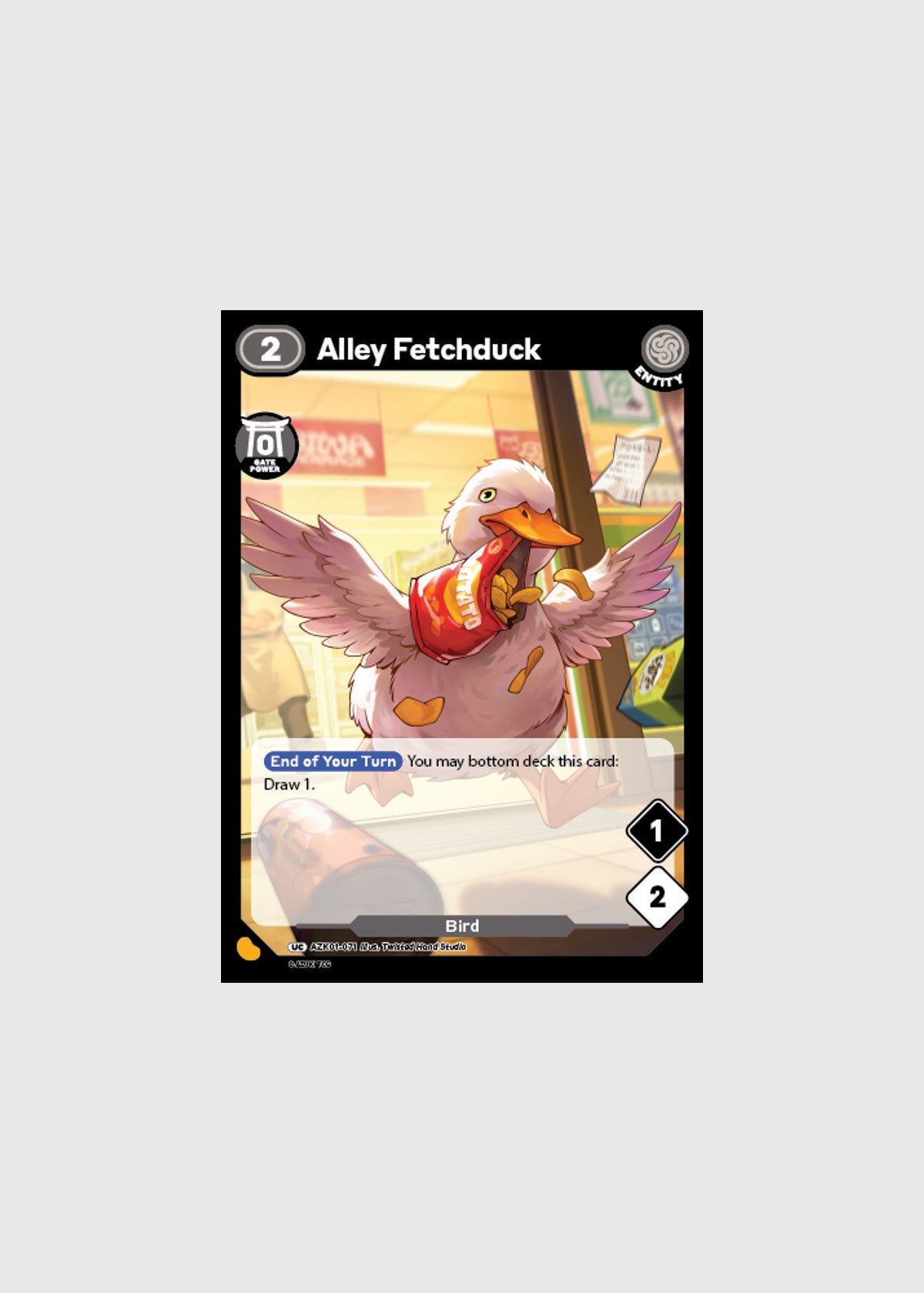 Alley Fetchduck AZK01-071, Uncommon, Gates Awakened