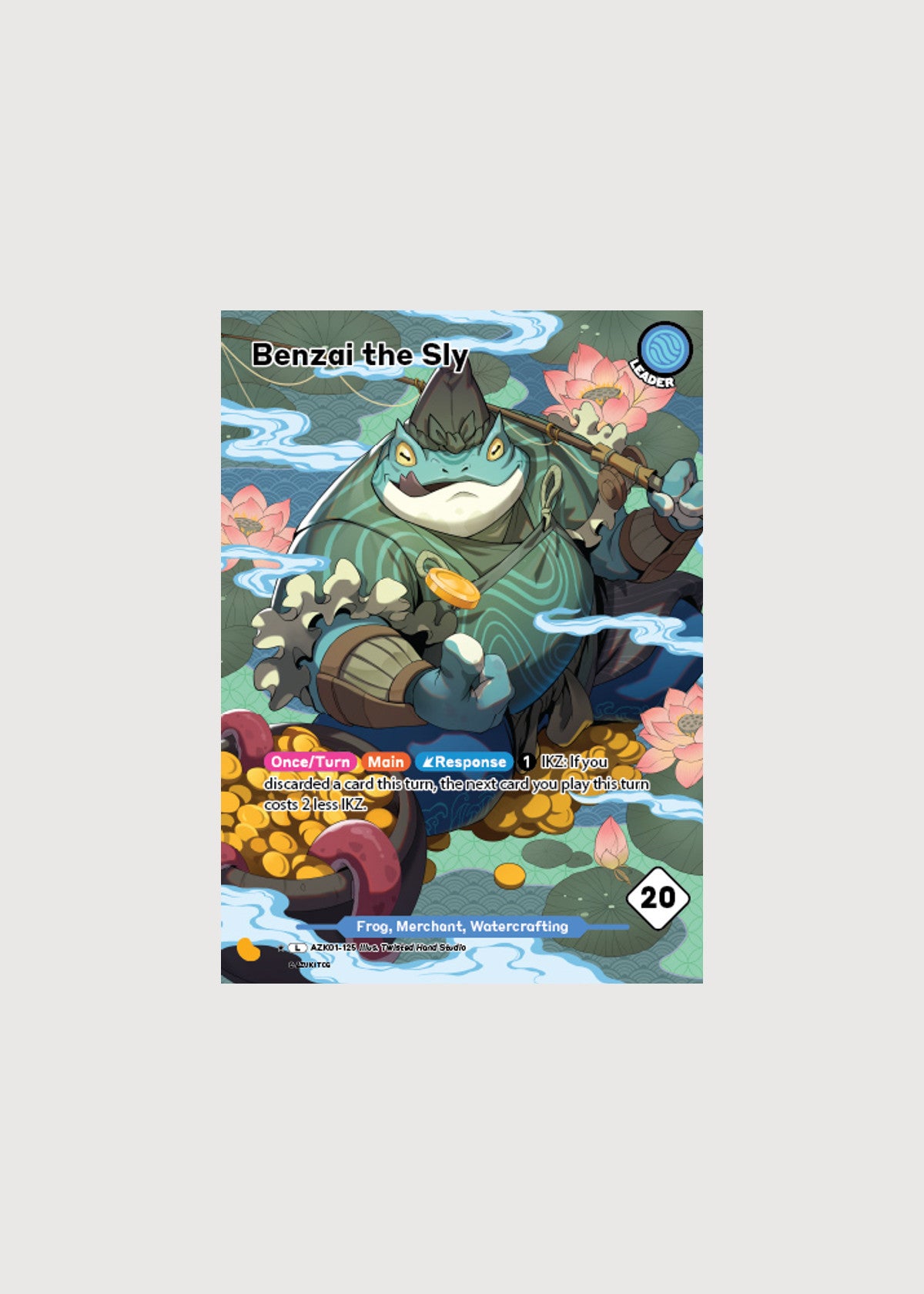 Benzai the Sly AZK01-125A, Leader (Alternate Art), Gates Awakened