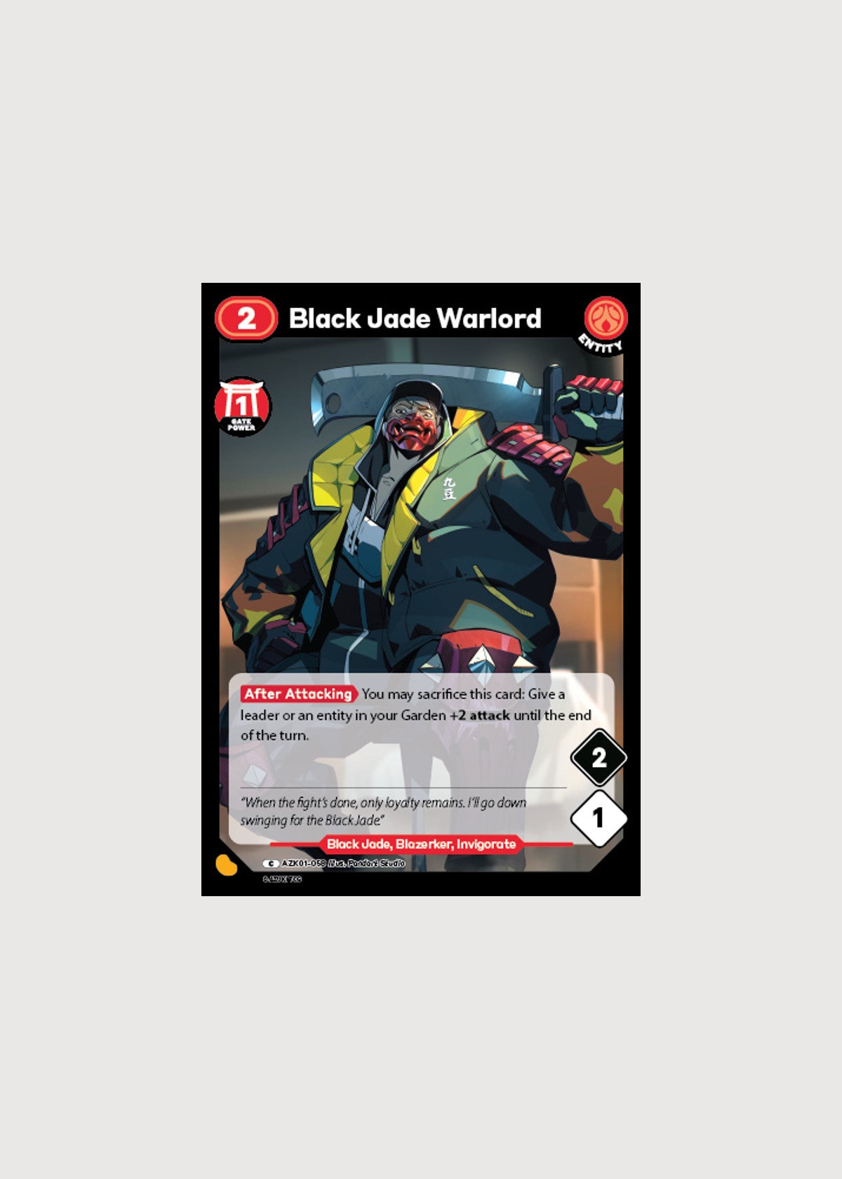 Black Jade Warlord AZK01-058, Common, Gates Awakened