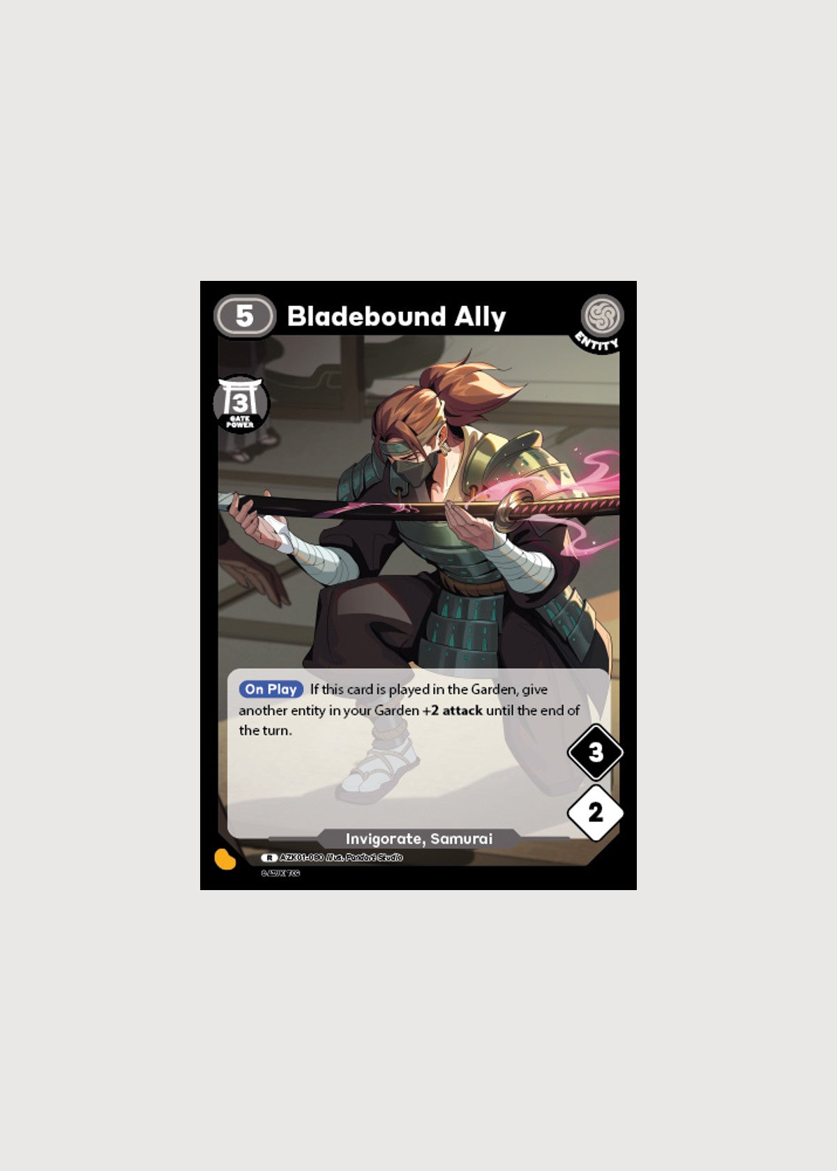 Bladebound Ally AZK01-080, Rare, Gates Awakened