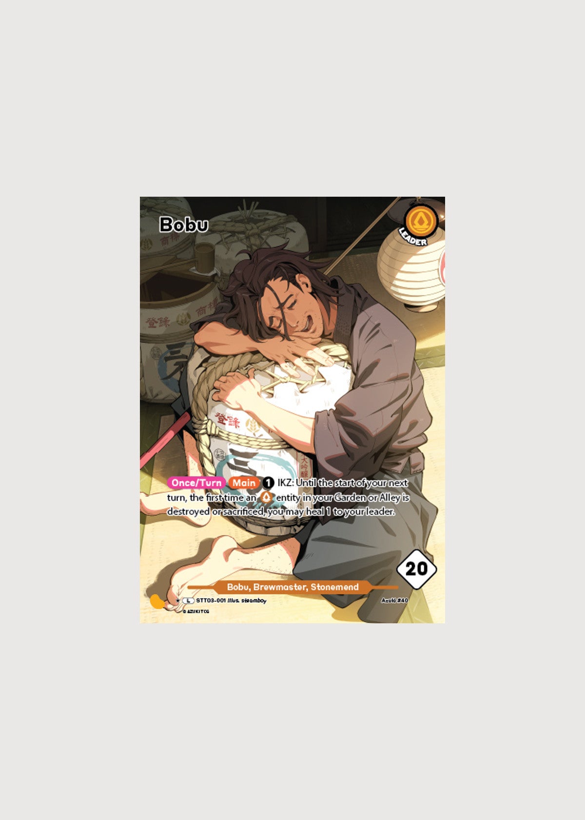 Bobu STT03-001A, Leader (Alternate Art), Gates Awakened