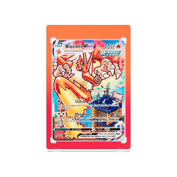Dragonscale Gradient Magnetic Card Case - Blaze