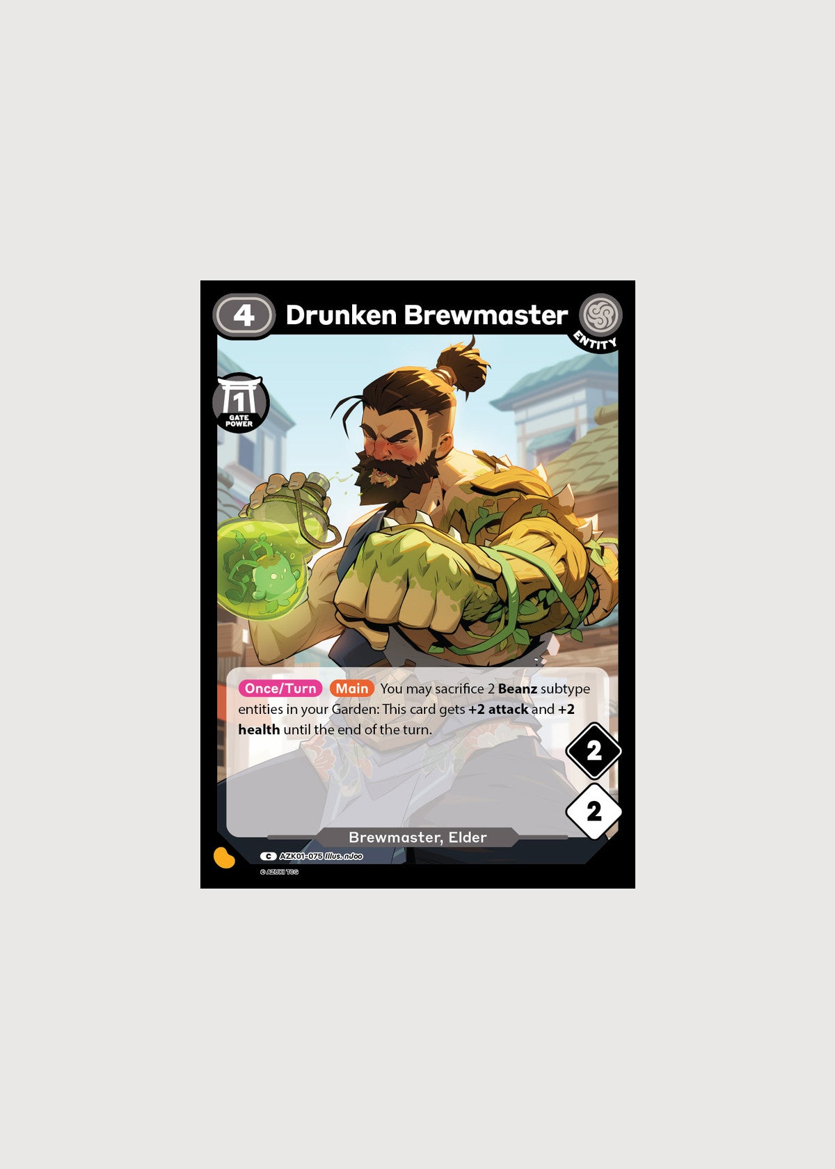 Drunken Brewmaster AZK01-075, Common, Gates Awakened