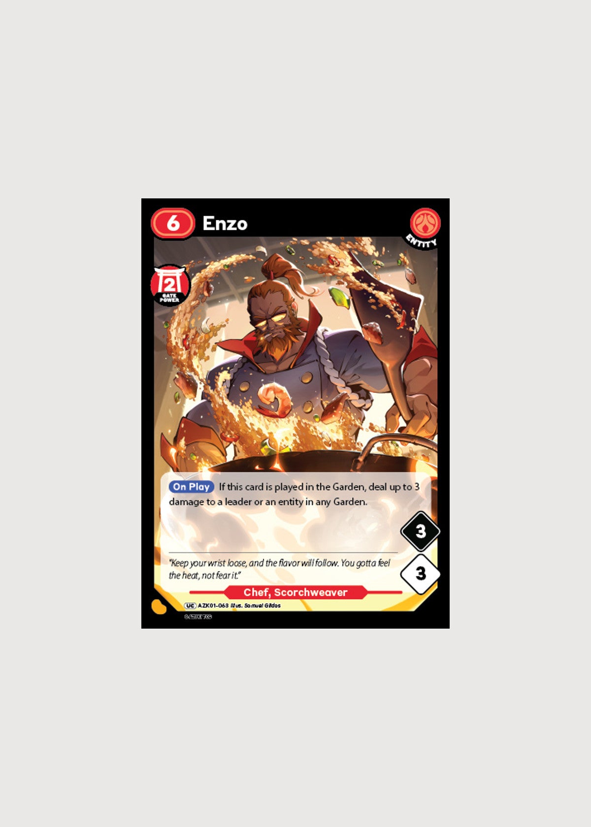 Enzo AZK01-063, Uncommon, Gates Awakened