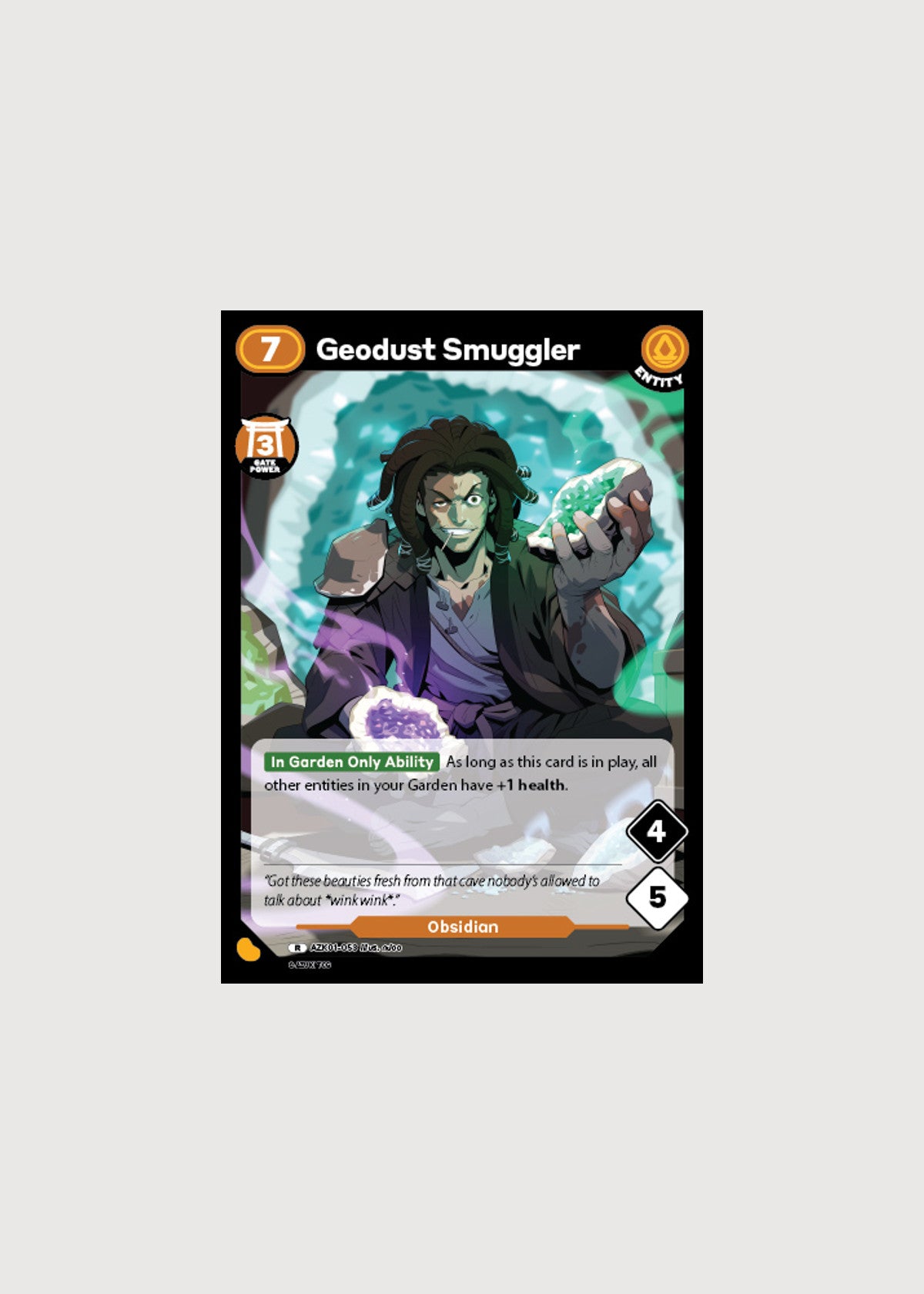 Geodust Smuggler AZK01-053, Rare, Gates Awakened