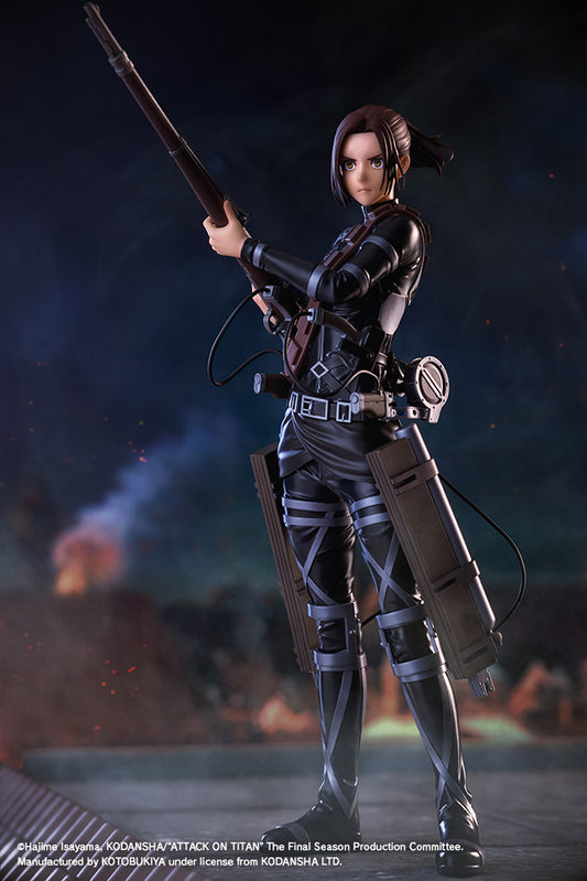 (Pre-Order) Kotobukiya: Attack on Titan: The Final Season - Sasha Blouse The Final Season Ver. OSHI WORKS Figure