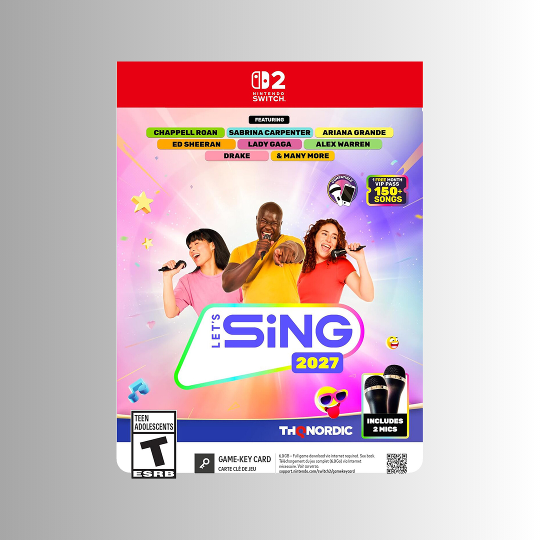 Let's Sing 2027 2 Mic Bundle - Nintendo Switch 2