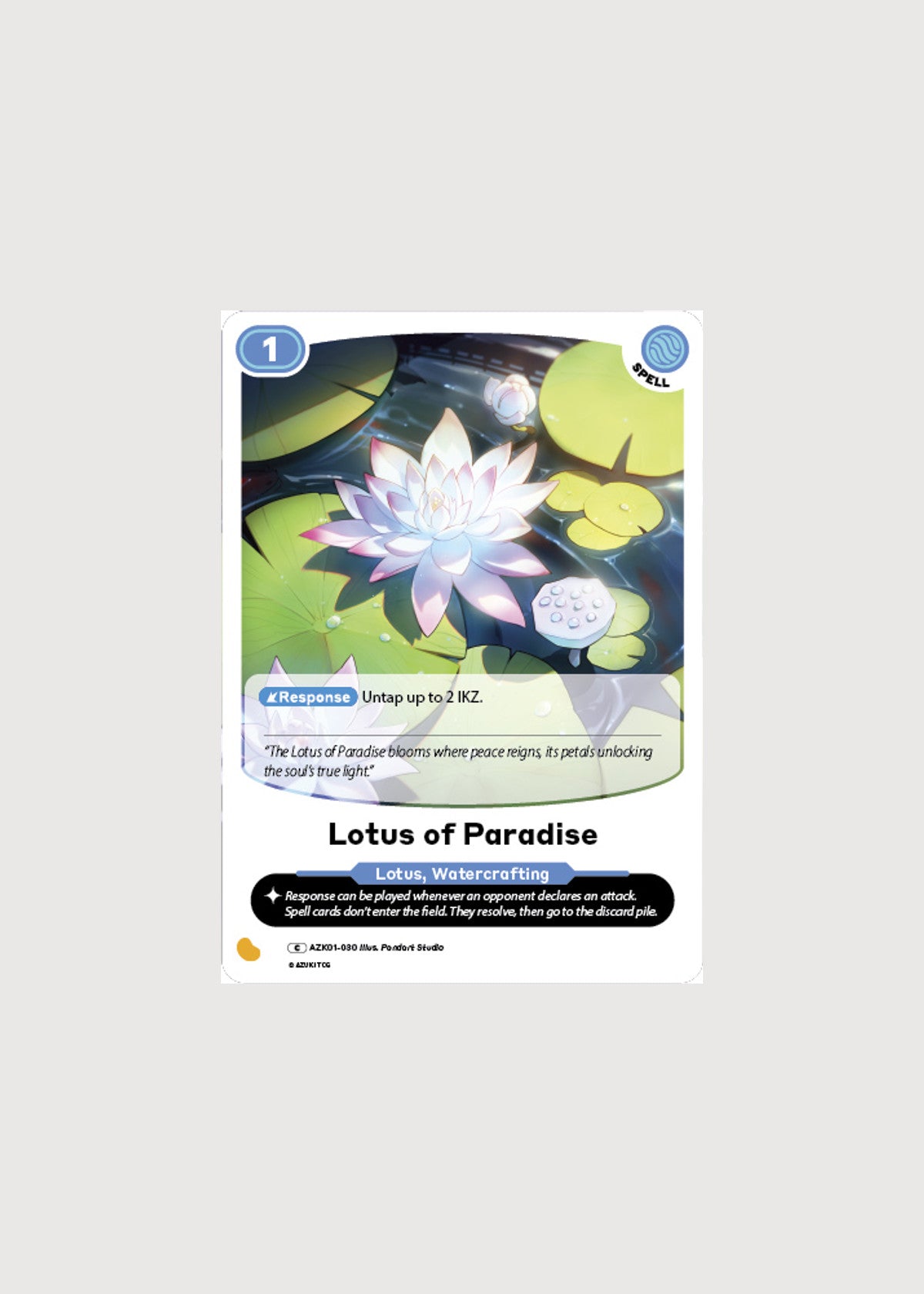 Lotus of Paradise AZK01-030, Common, Gates Awakened