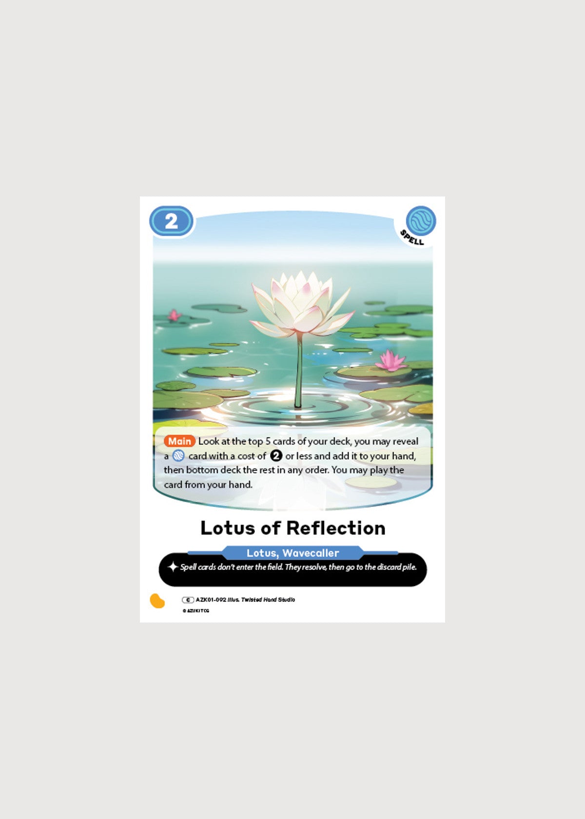 Lotus of Reflection AZK01-092, Common, Gates Awakened