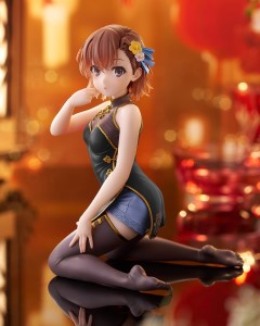 (Pre-Order) Taito: A Certain Scientific Railgun - Mikoto Misaka Chinese Dress Ver. Renewal Desktop Cute Figure