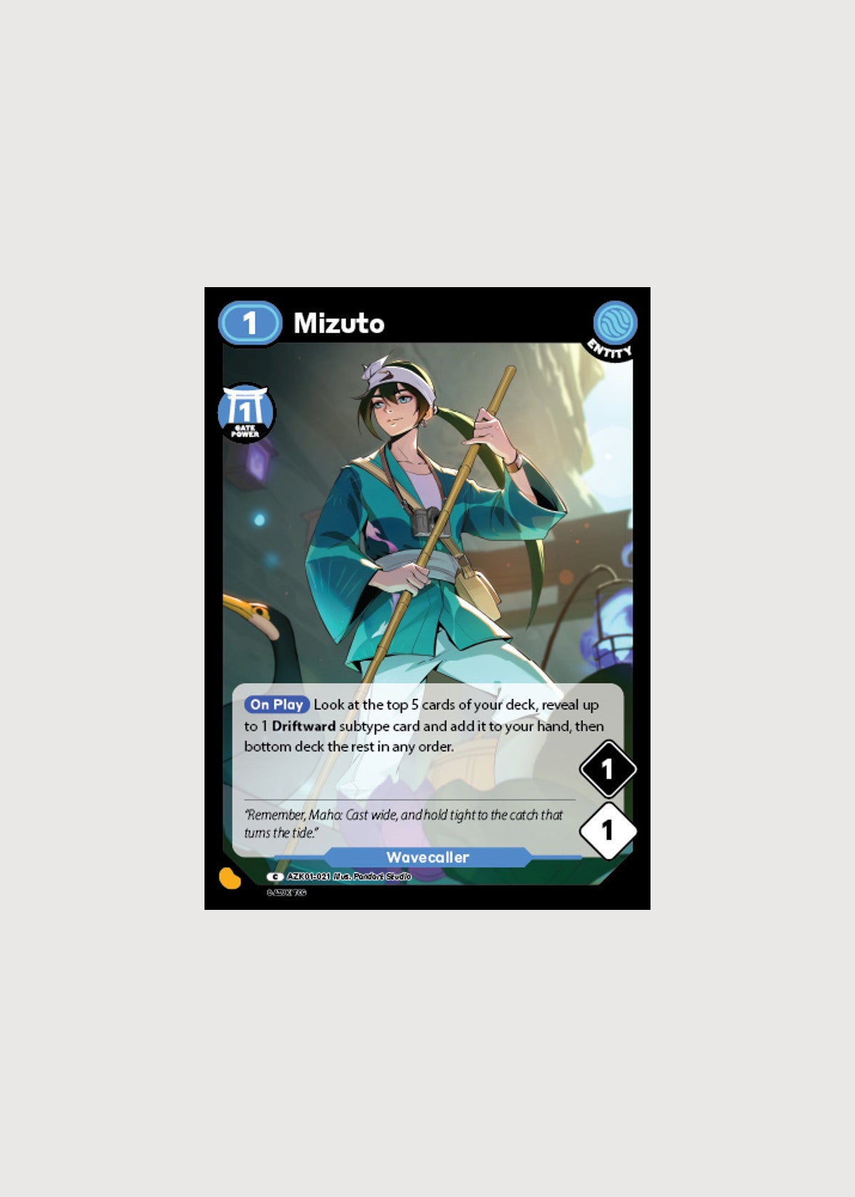 Mizuto AZK01-021, Common, Gates Awakened