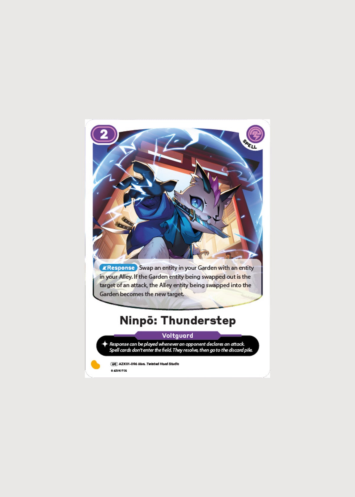 Ninpō: Thunderstep AZK01-096, Uncommon, Gates Awakened