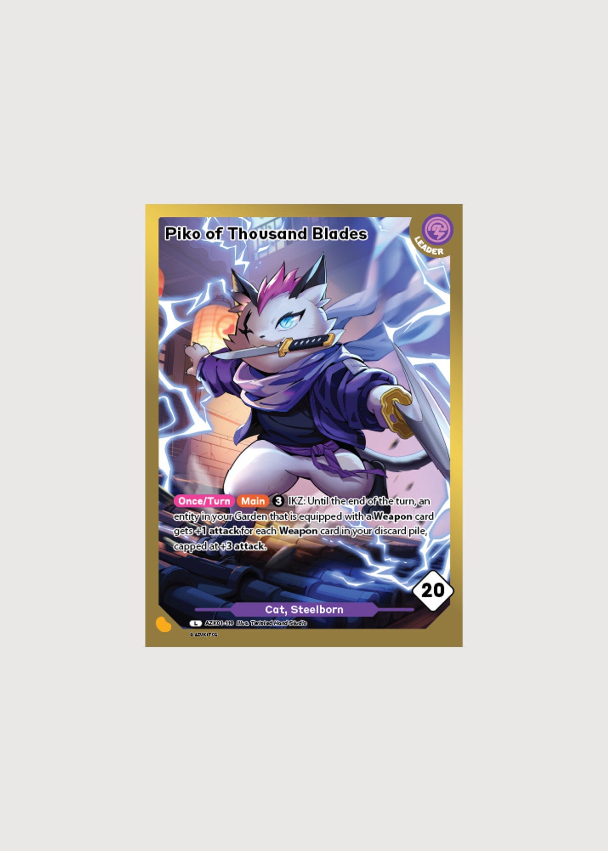 Piko of Thousand Blades AZK01-119, Leader, Gates Awakened