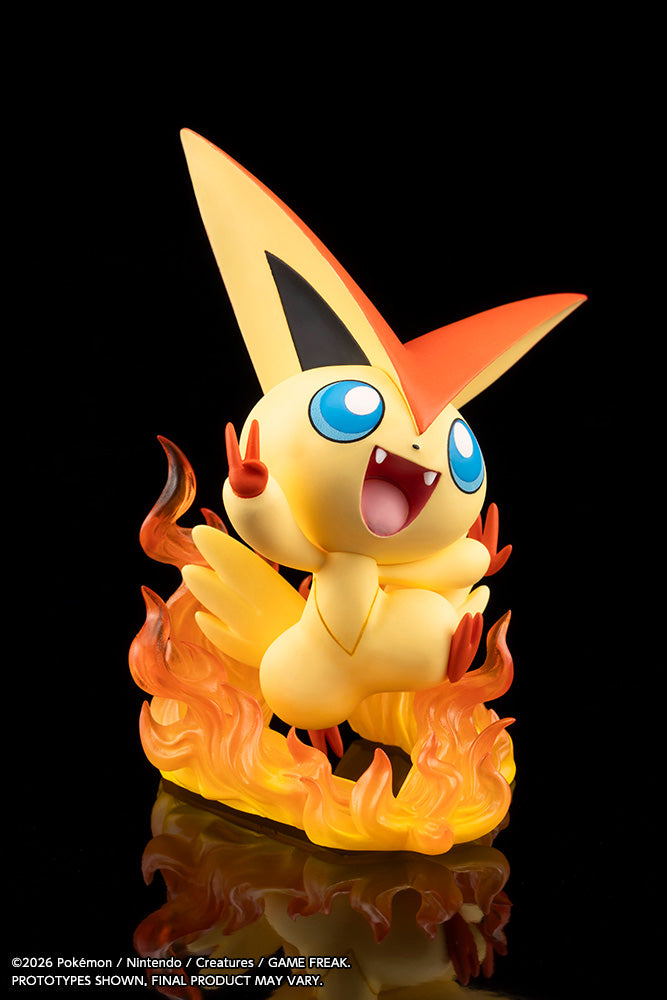 (Pre-Order) Kotobukiya: Pokémon - Hilbert with Victini ARTFX J STATUE 1/8 Scale Figure