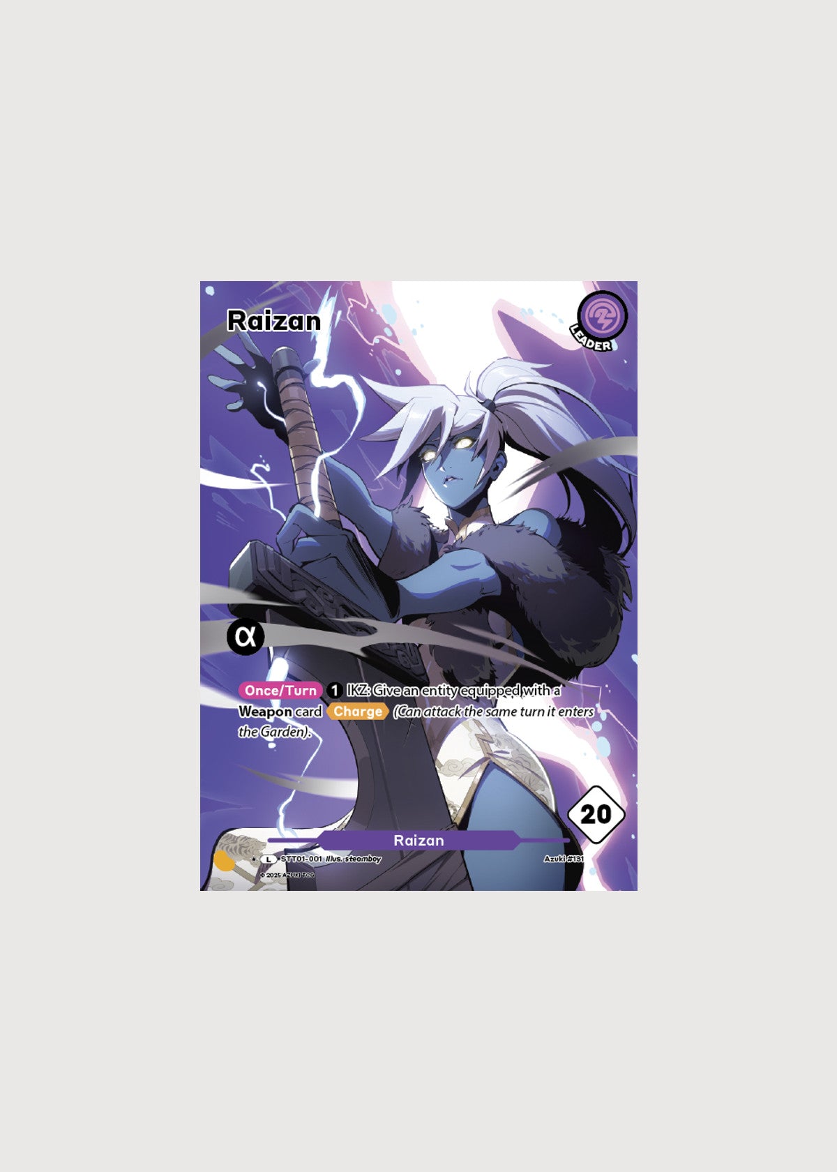 Raizan STT01-001A, Leader (Alternate Art), Gates Awakened