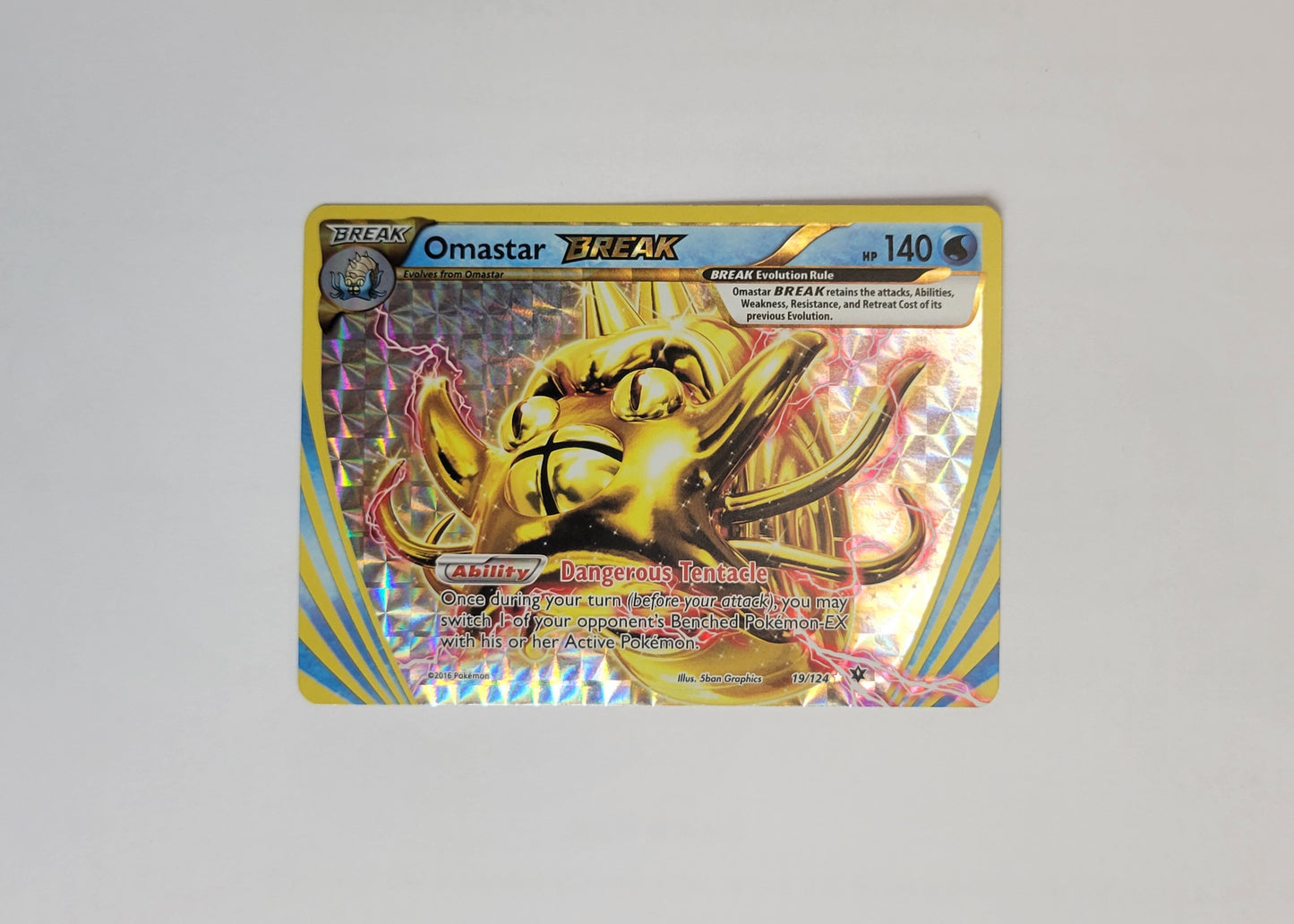 Omastar BREAK 19/124 - Fates Collide