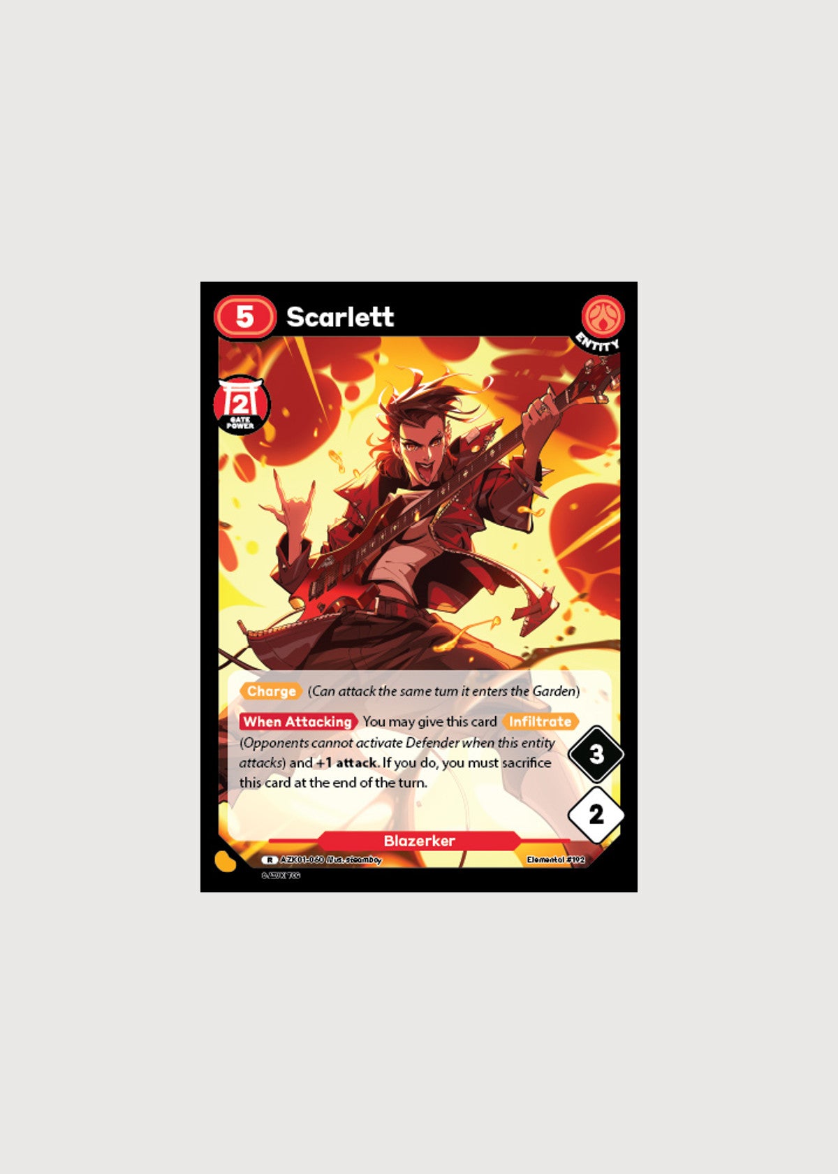 Scarlett AZK01-060, Rare, Gates Awakened
