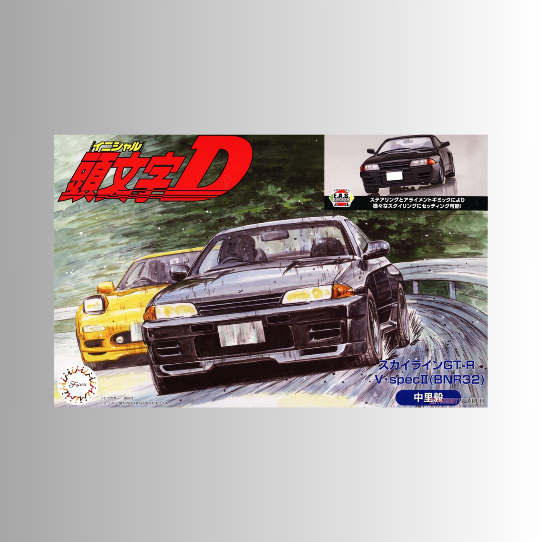 Fujimi 1/24 Initial D: Takeshi Nakazato's Nissan Skyline GT-R V-Spec II (BNR32) Model Kit