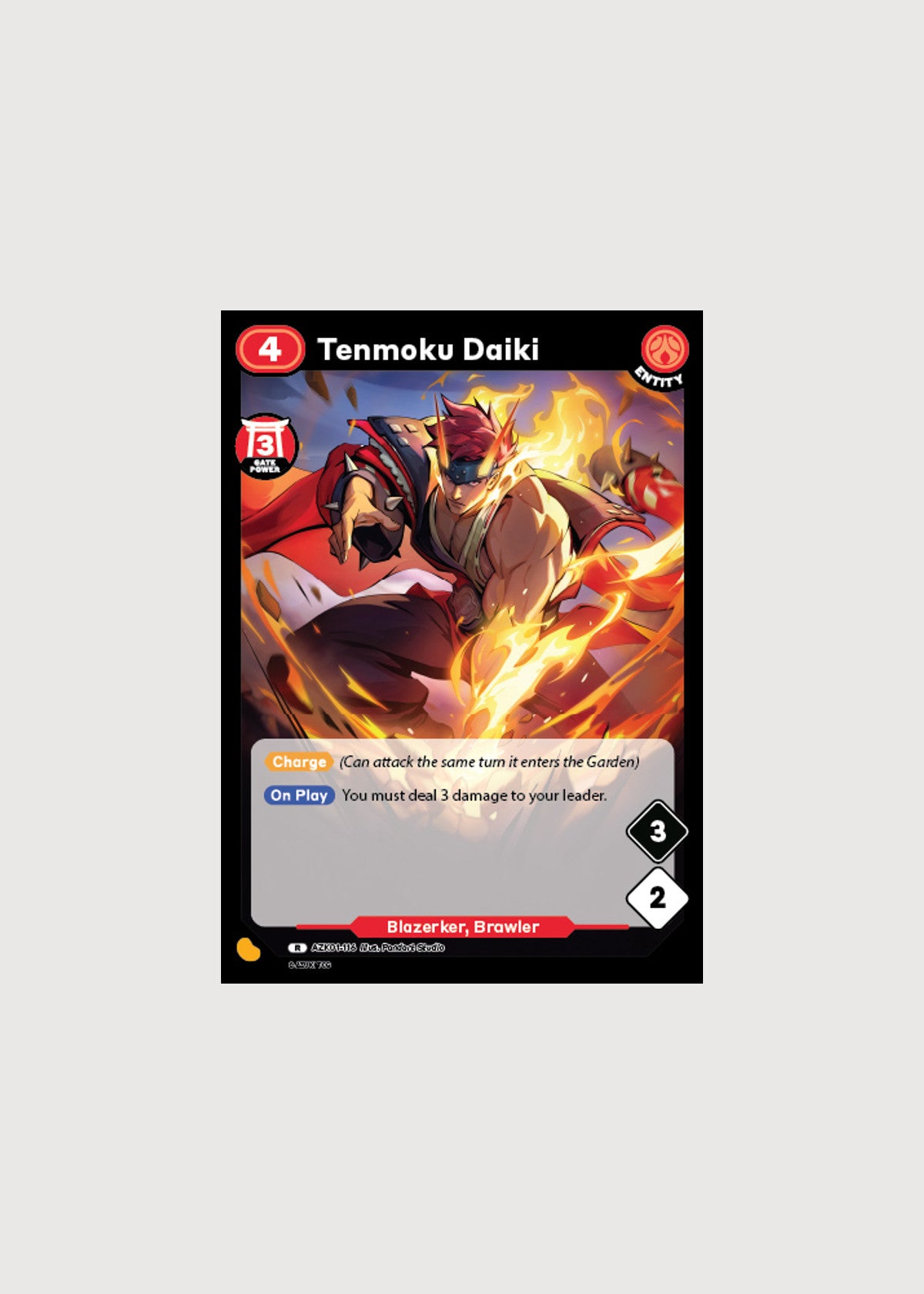 Tenmoku Daiki AZK01-116, Rare, Gates Awakened