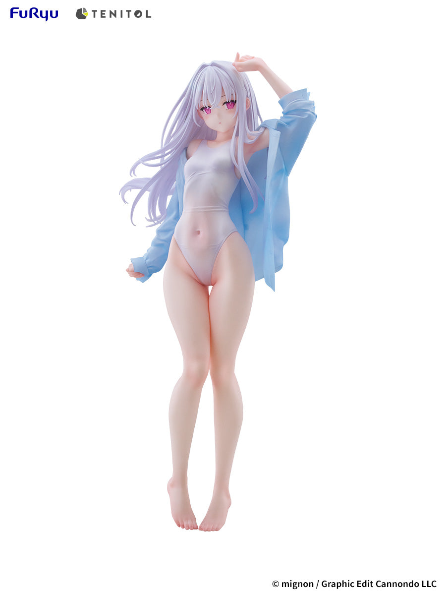 (Pre-Order) Furyu: MIGNON WORKS - Shiro Swimsuit Ver. TENITOL TALL Figure