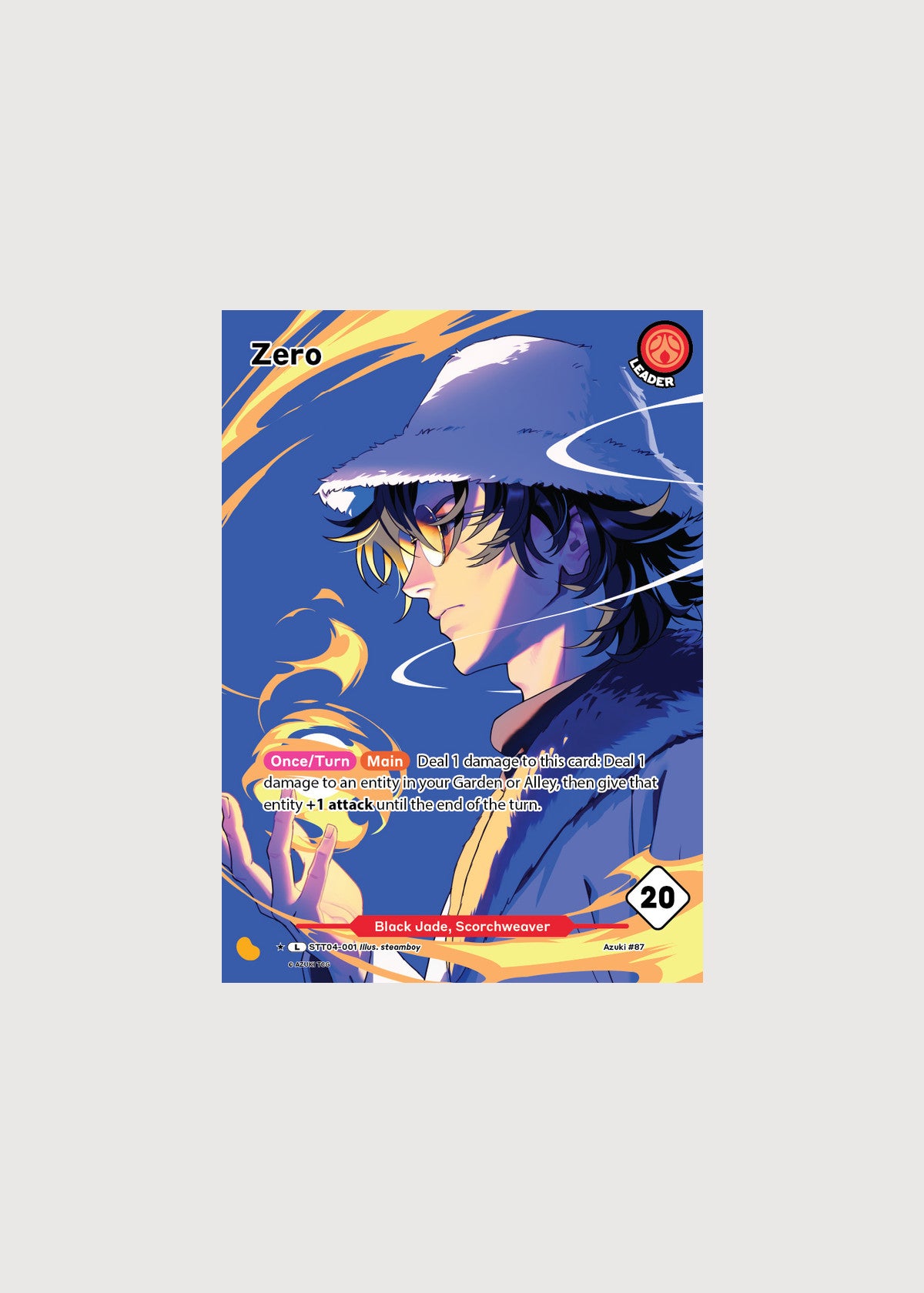 Zero STT04-001AC, Leader (Portrait Rare), Gates Awakened