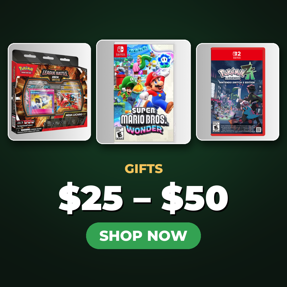 Gifts $25 to $50