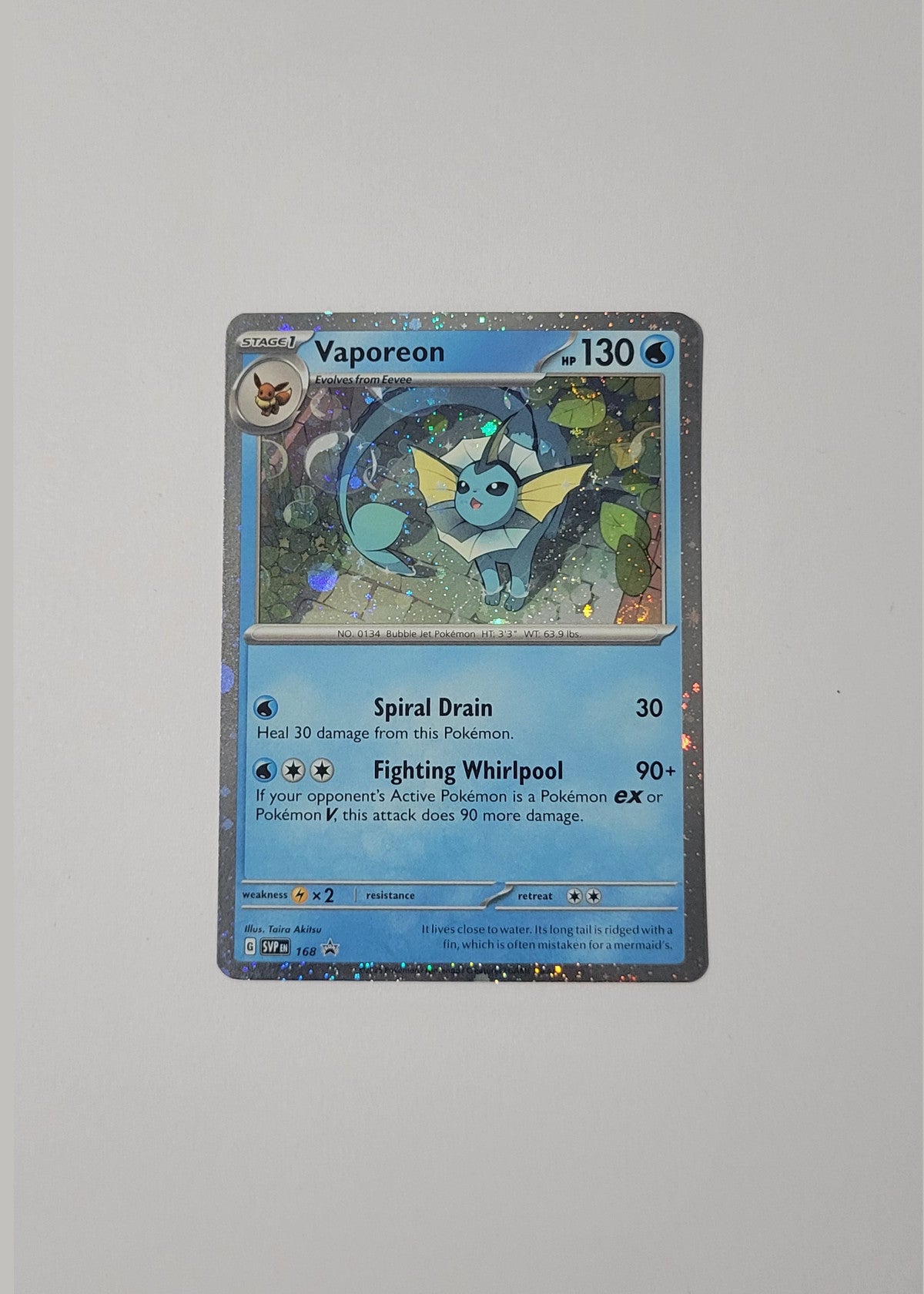 Vaporeon SVP168 - Black Star Promo