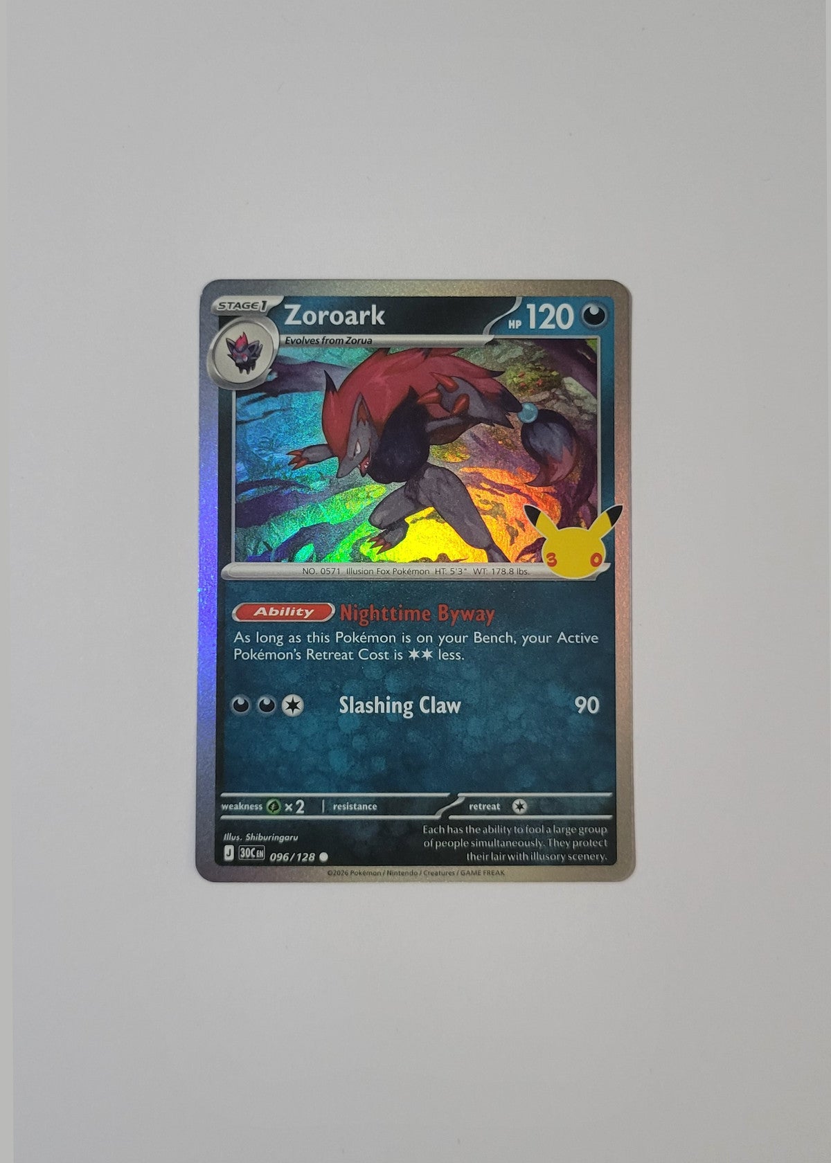 Zoroark 096/128 - 30th Celebration