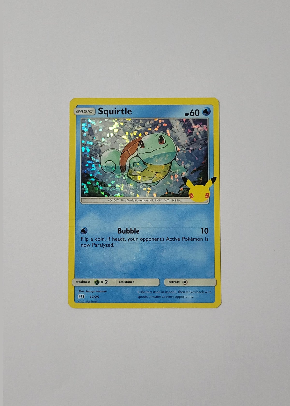Squirtle 17/25 (Holo) - McDonald's Promo 2021