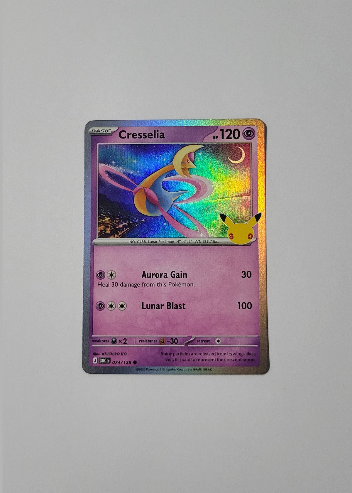Cresselia 074/128 - 30th Celebration