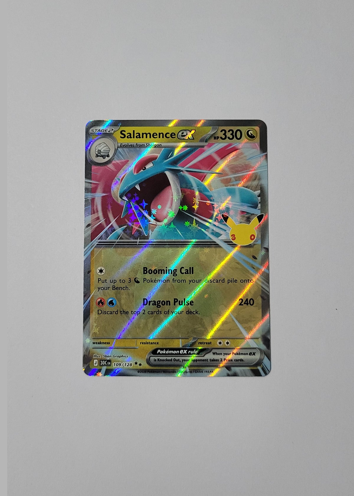 Salamence ex 109/128 - 30th Celebration