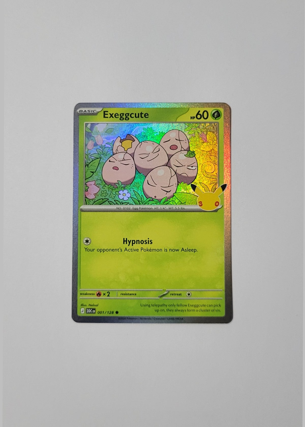 Exeggcute 001/128 - 30th Celebration