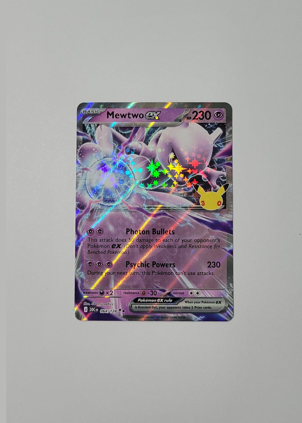 Mewtwo ex 064/128 - 30th Celebration