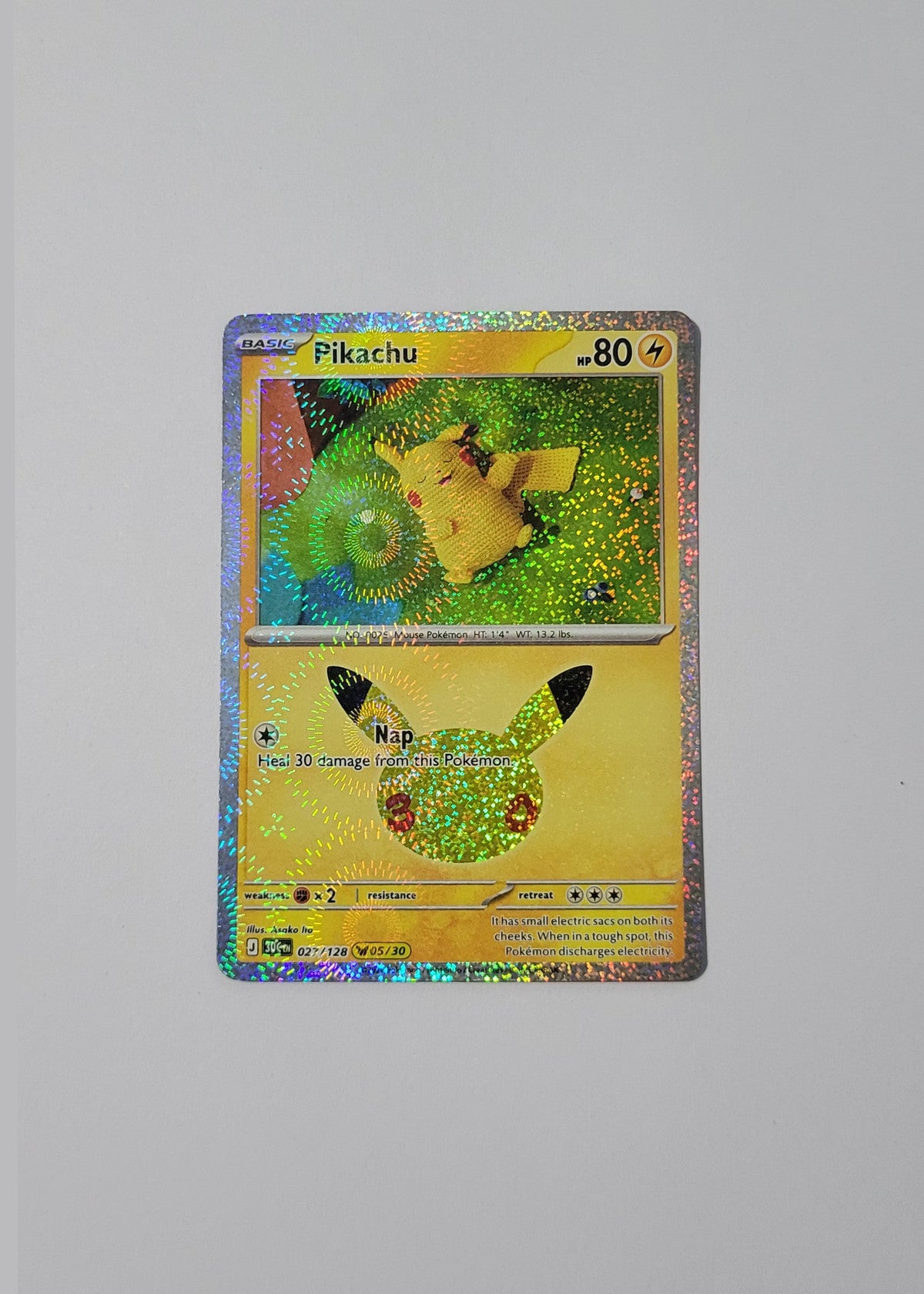 Pikachu 027/128 (05/30) - 30th Celebration