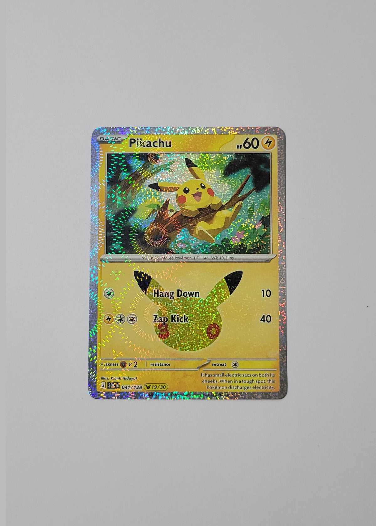 Pikachu 041/128 (19/30) - 30th Celebration