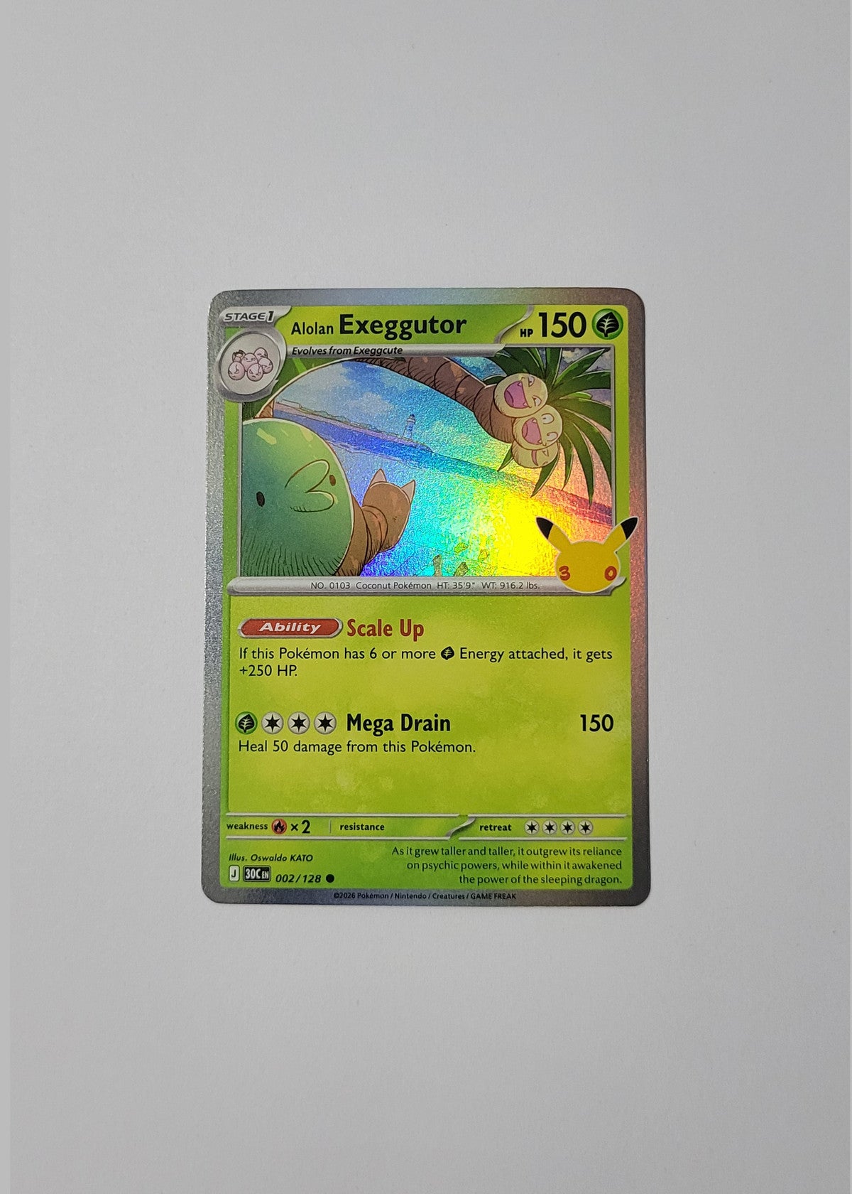 Alolan Exeggutor 002/128 - 30th Celebration