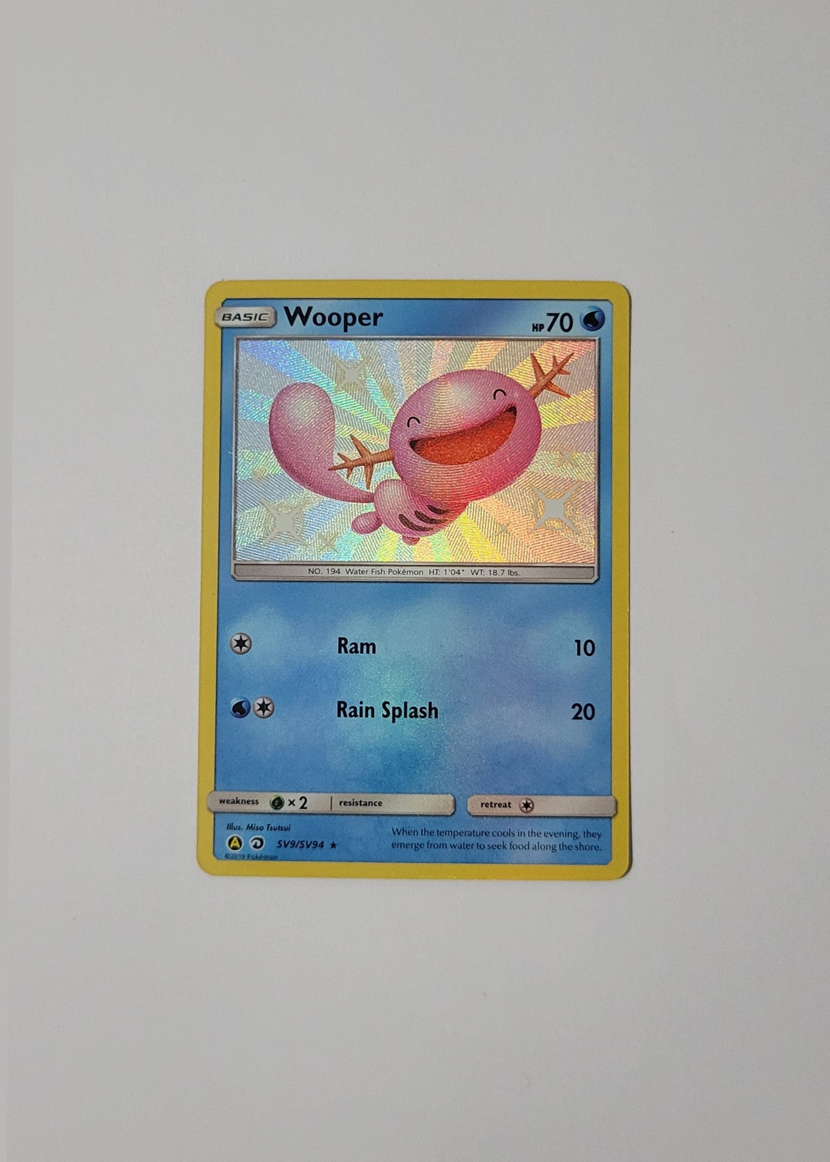 Wooper SV9/SV94 - Hidden Fates: Shiny Vault