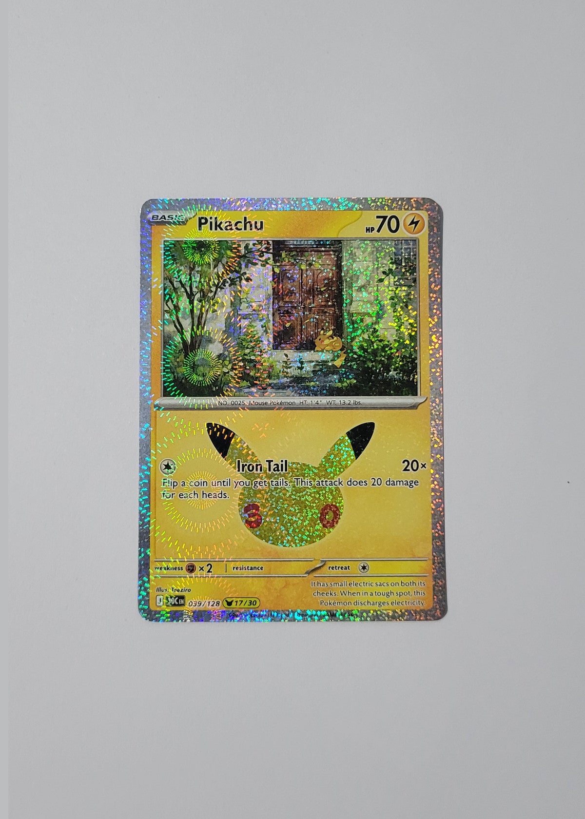 Pikachu 039/128 (17/30) - 30th Celebration