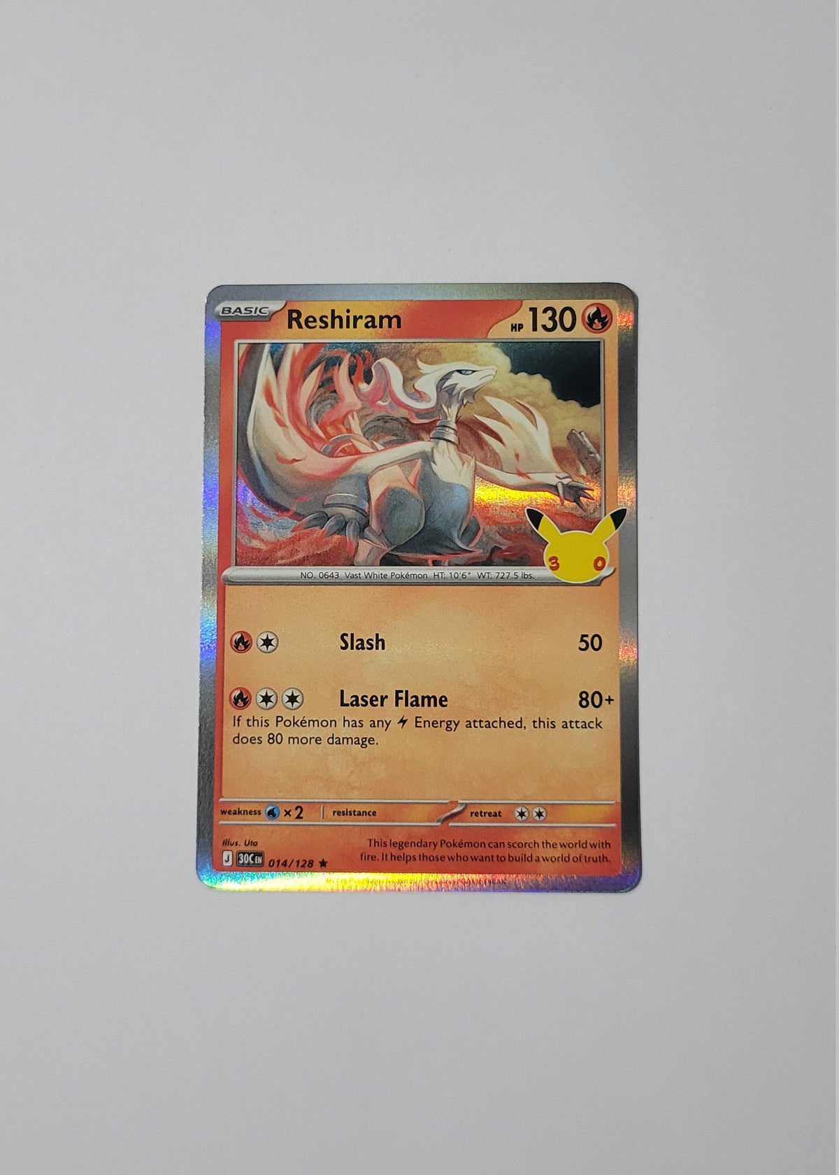 Reshiram 014/128 - 30th Celebration