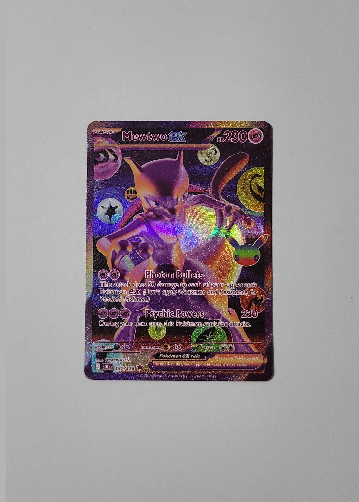 Mewtwo ex 157/128 - 30th Celebration