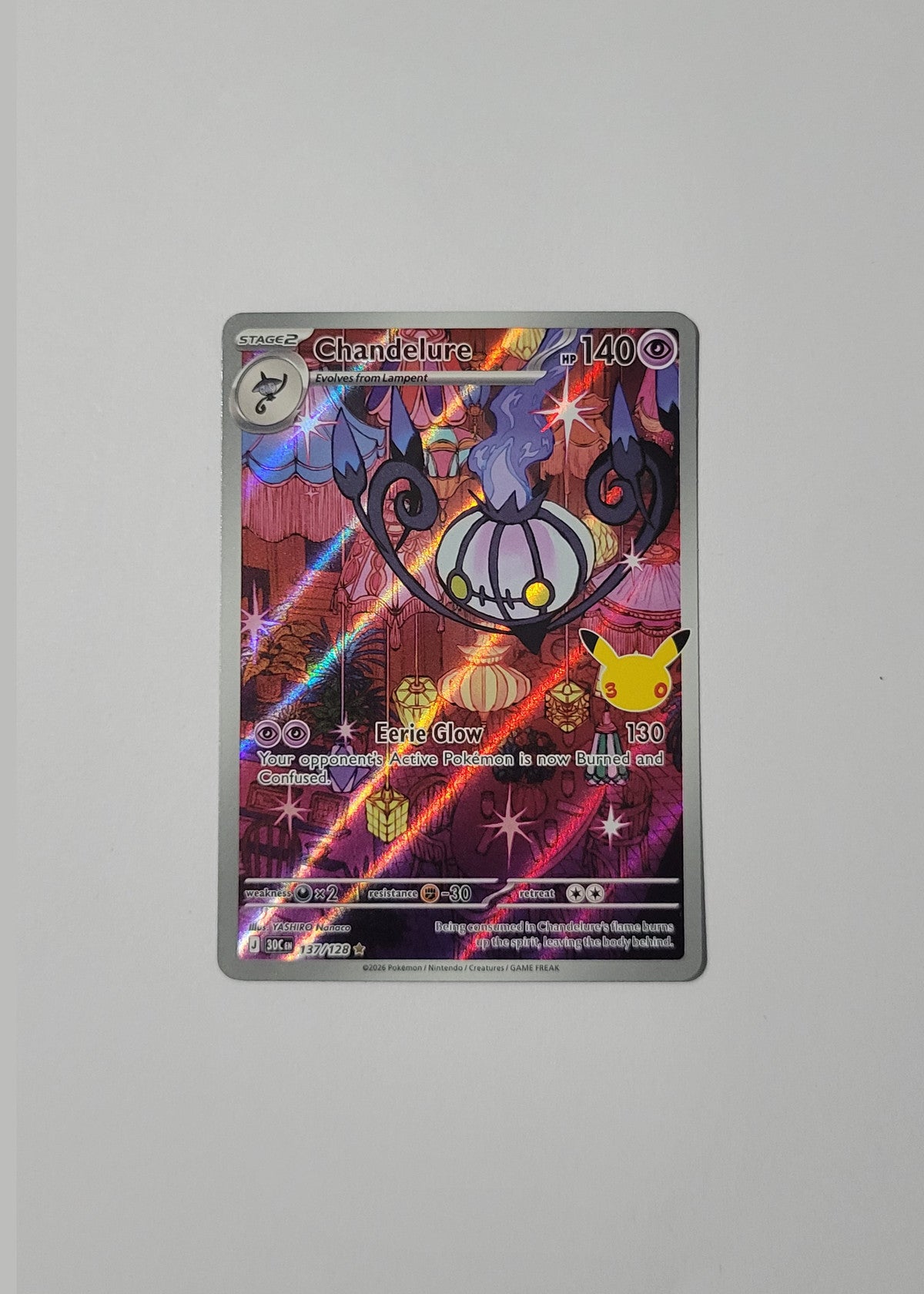Chandelure 137/128 - 30th Celebration