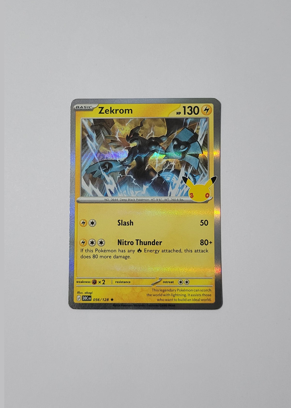 Zekrom 056/128 - 30th Celebration