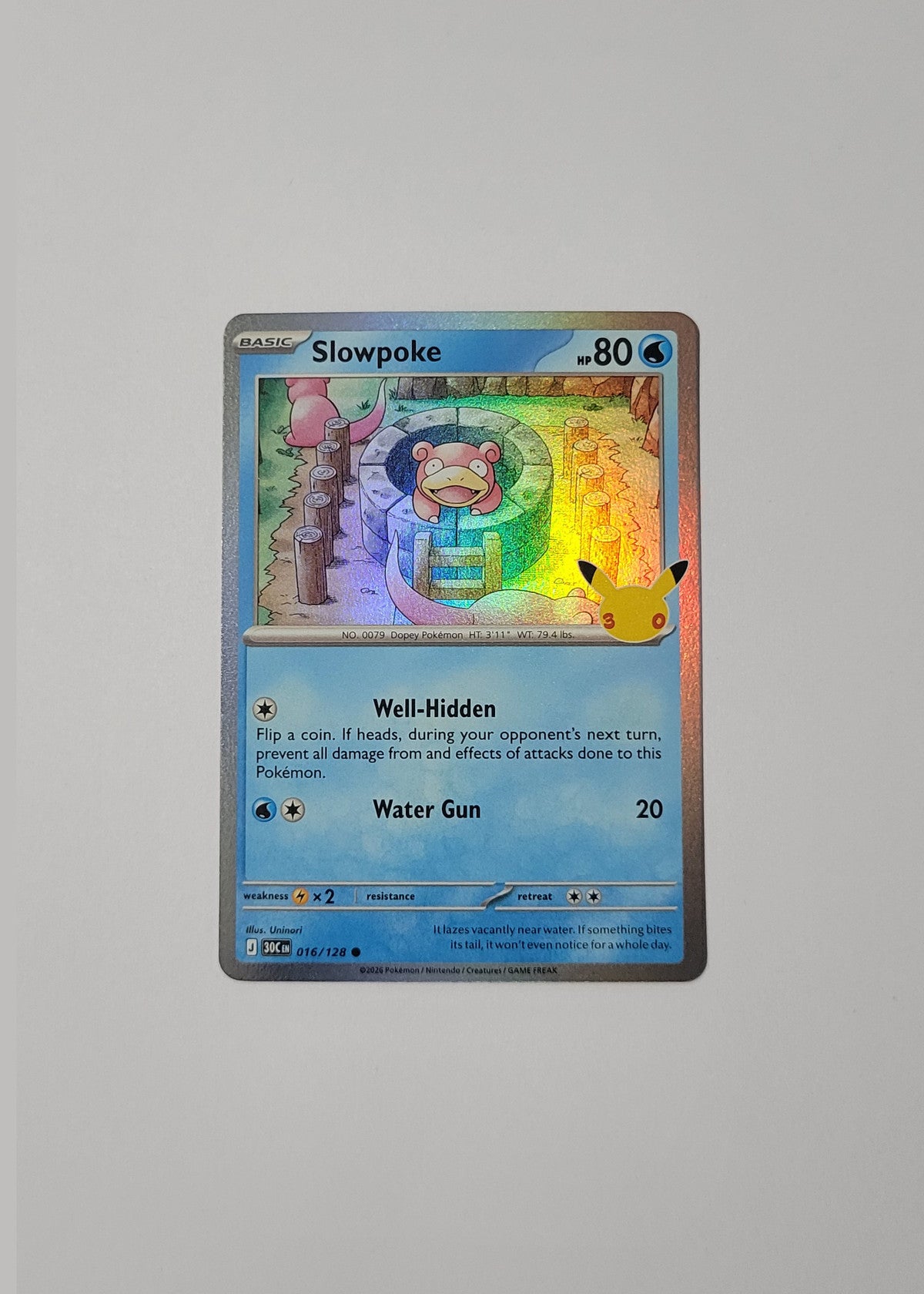 Slowpoke 016/128 - 30th Celebration