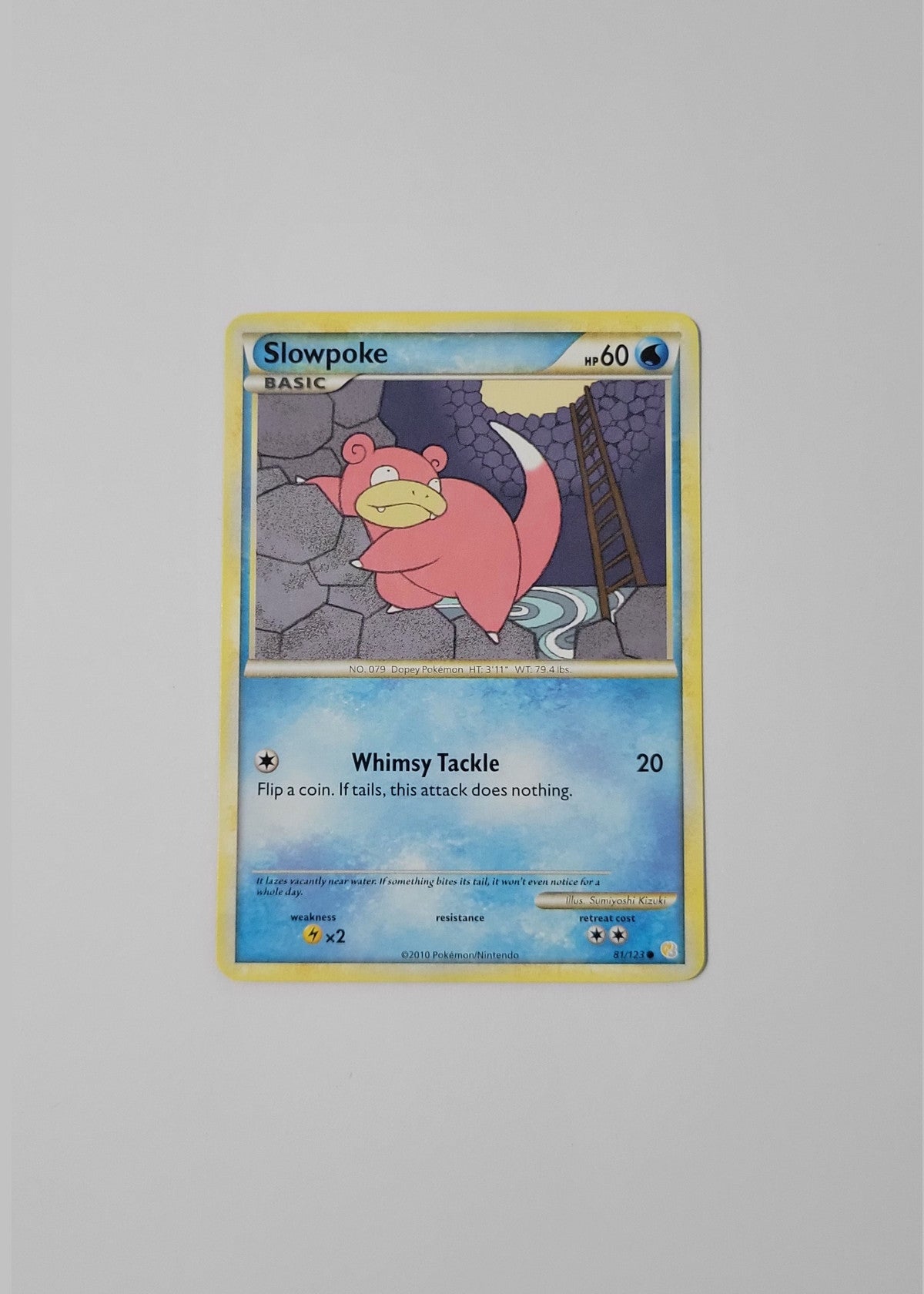 Slowpoke 81/123- HeartGold & SoulSilver Base Set