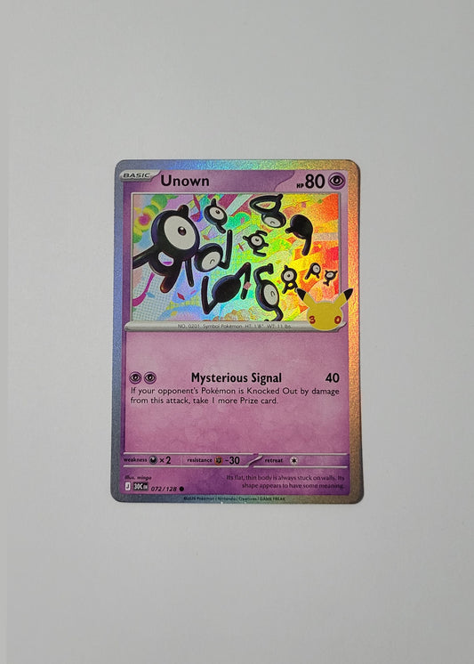 Unown 072/128 - 30th Celebration
