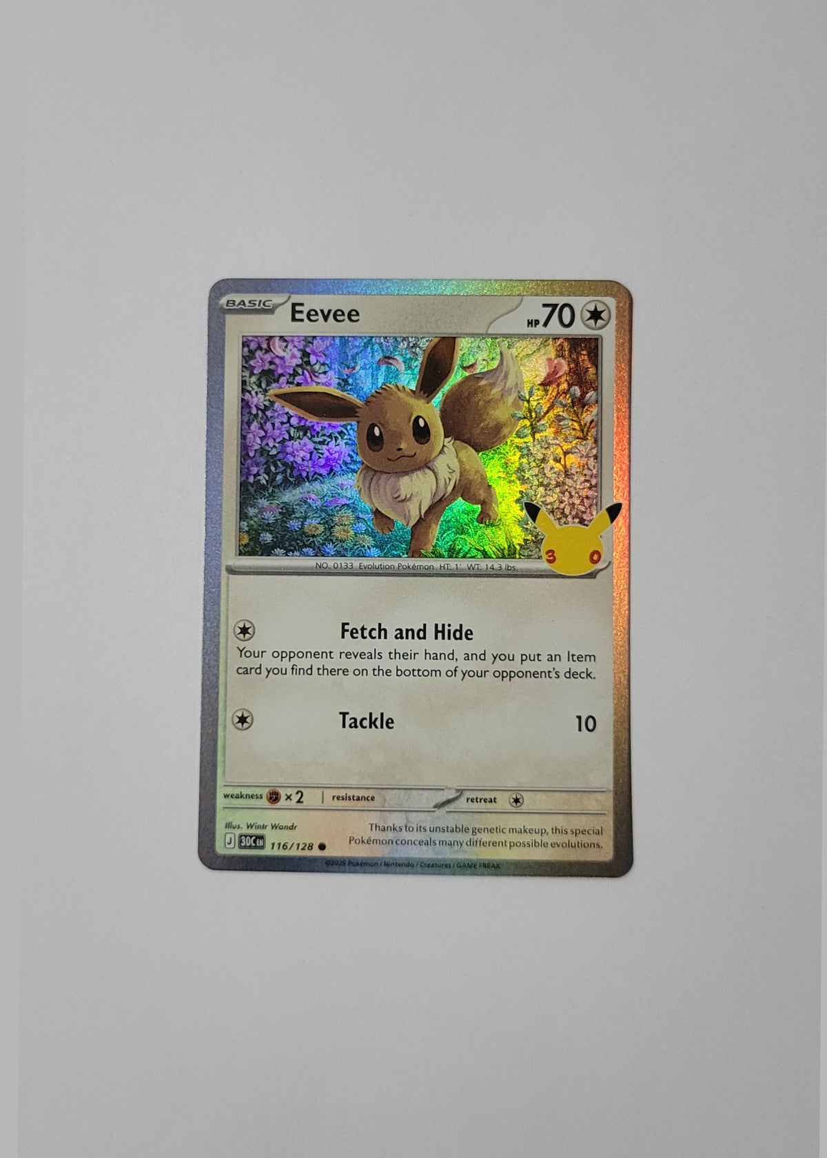 Eevee 116/128 - 30th Celebration